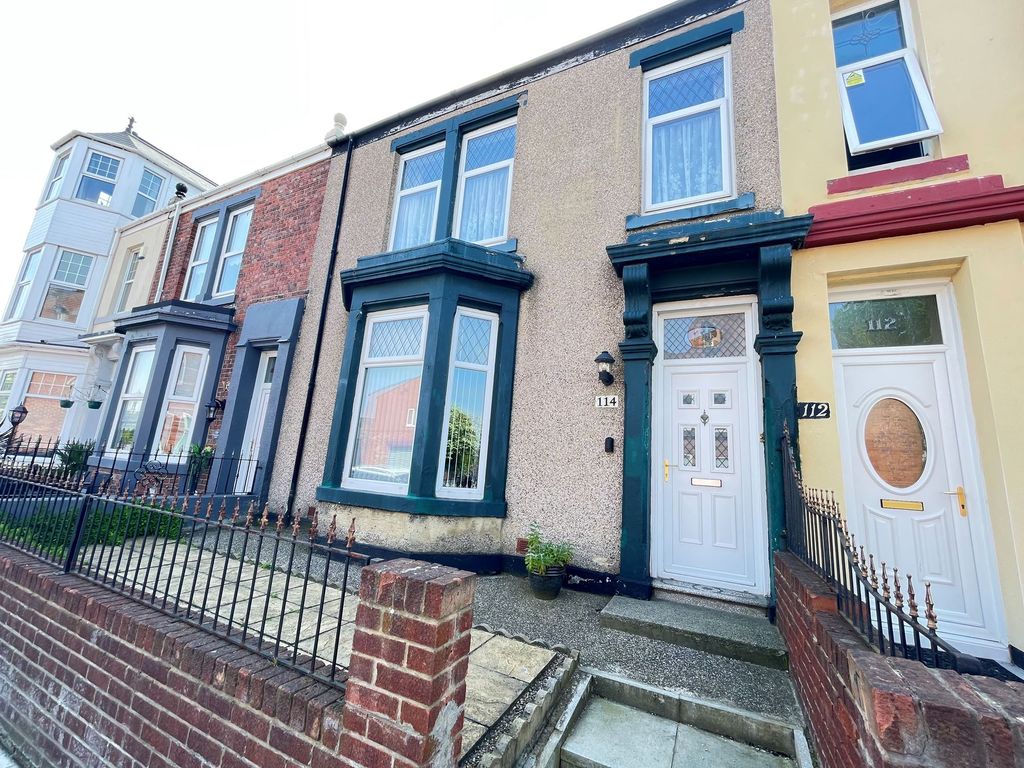 3 bed terraced house for sale in Broughton Road, South Shields NE33