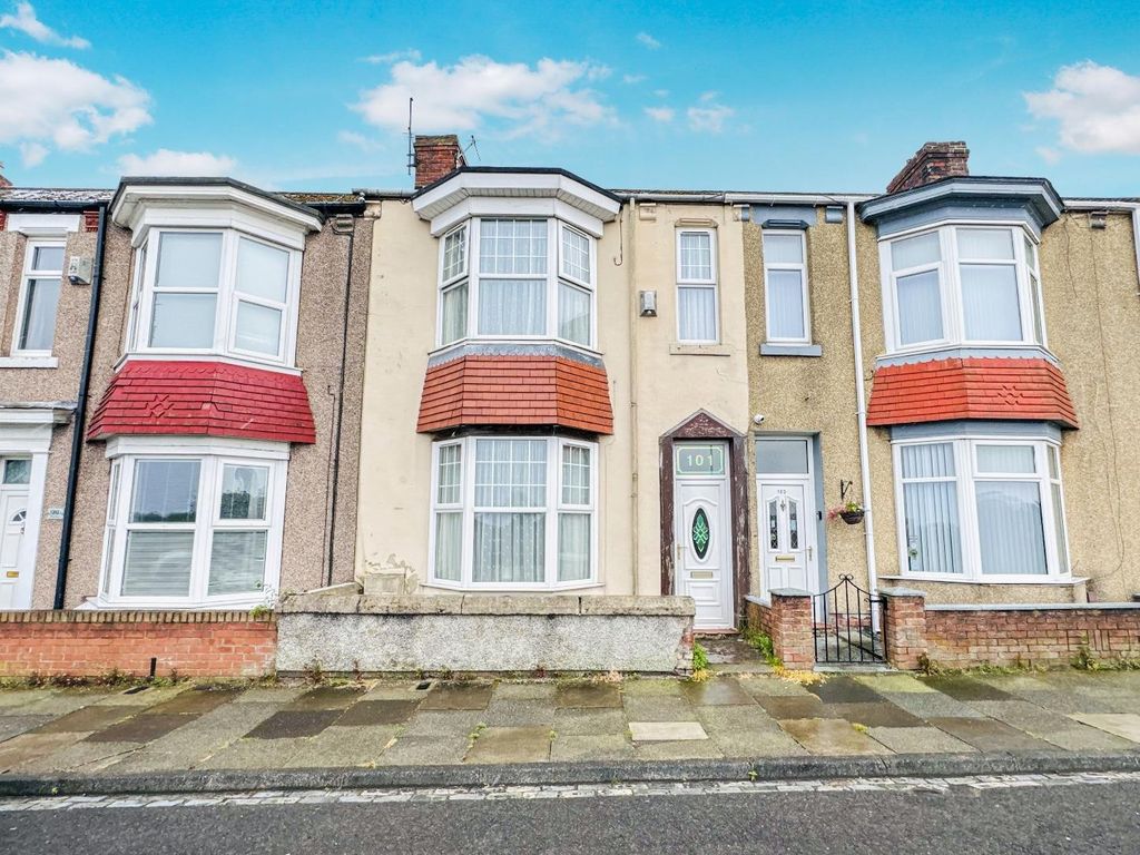 3 bed terraced house for sale in Chester Road, Hartlepool TS26, £95,000