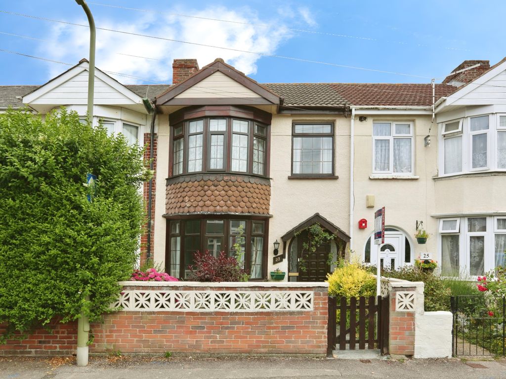 3 bed terraced house for sale in Hill Park Road, Gosport, Hampshire