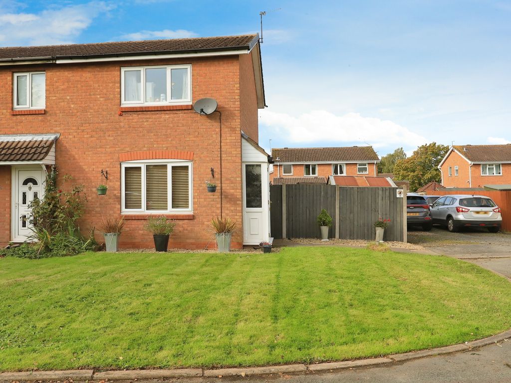2 bed semidetached house for sale in Bader Road, Perton Wolverhampton
