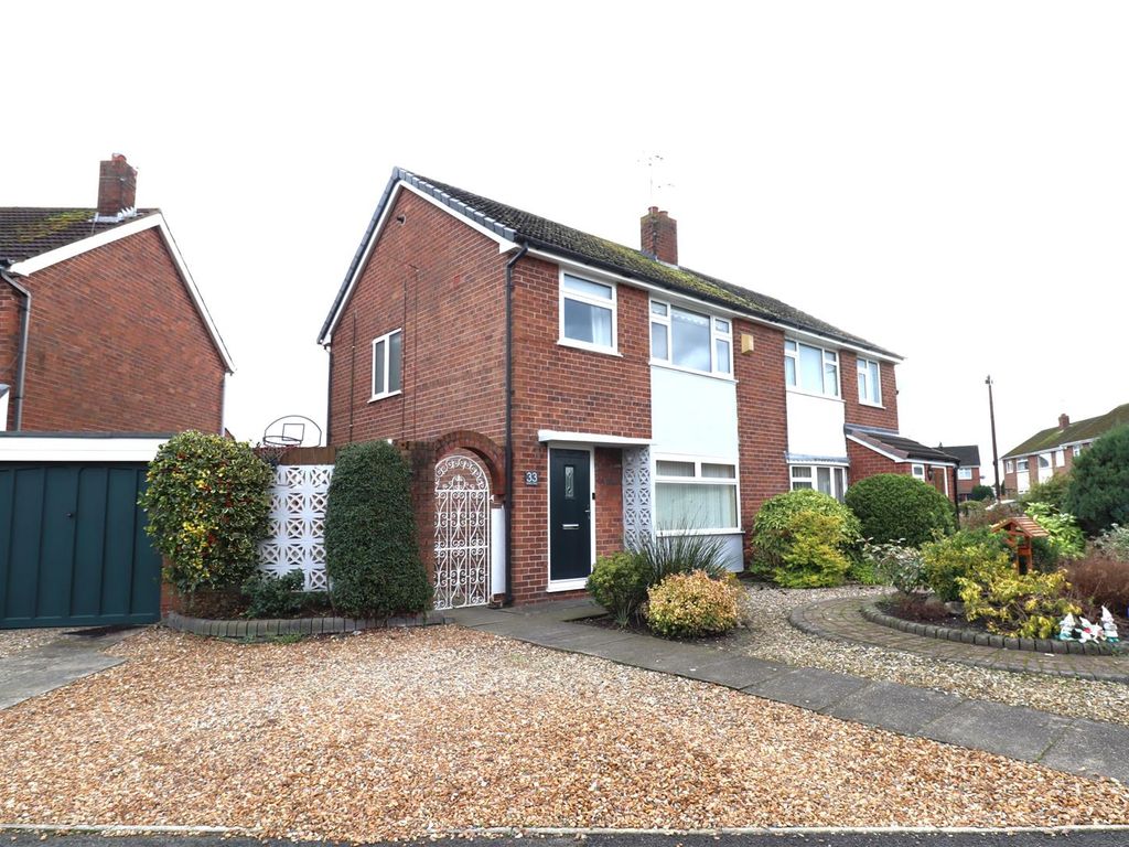 3 bed semidetached house for sale in Dorric Way, Crewe CW1, £134,000