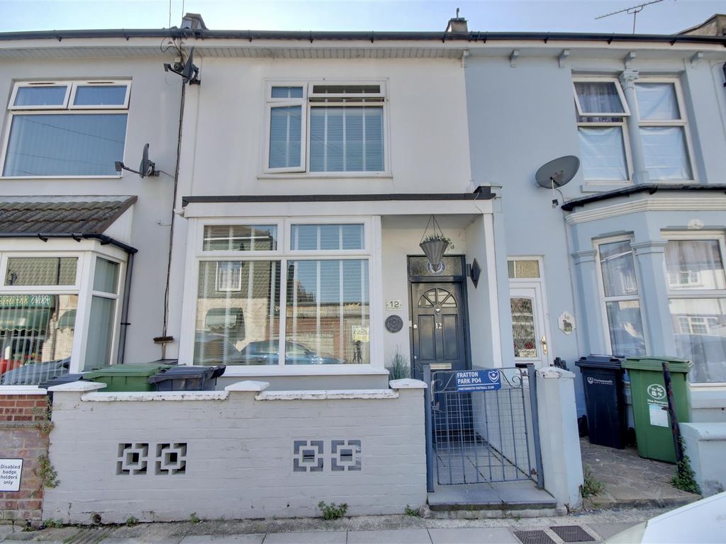 3 bed terraced house for sale in Northgate Avenue, Portsmouth PO2, £