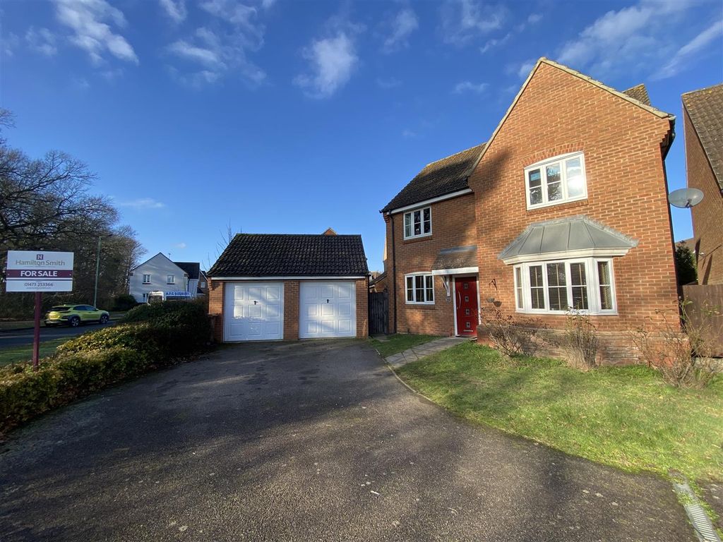 4 bed detached house for sale in Wilkinson Drive, Kesgrave, Ipswich IP5