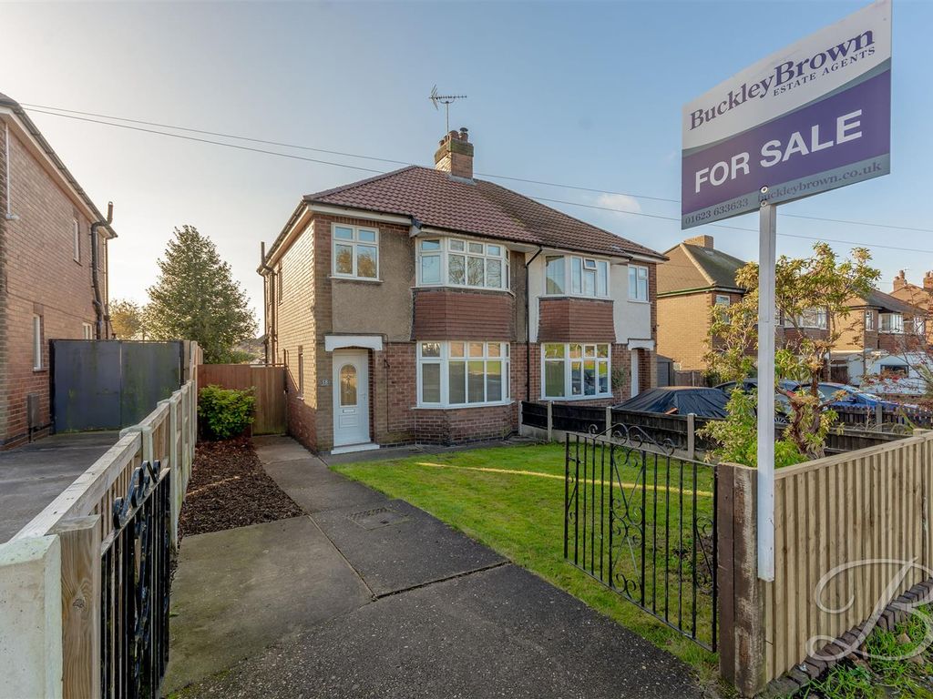 3 bed semidetached house for sale in Rock Hill, Mansfield NG18, £