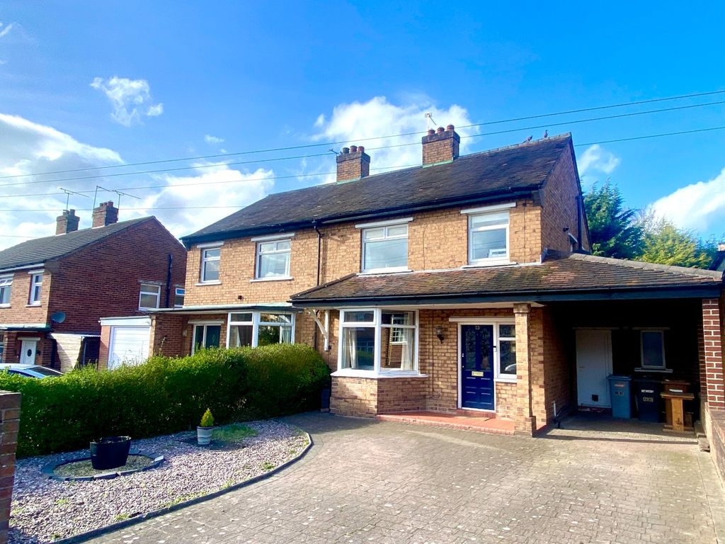 3 bed semidetached house for sale in Jackson Avenue, Nantwich