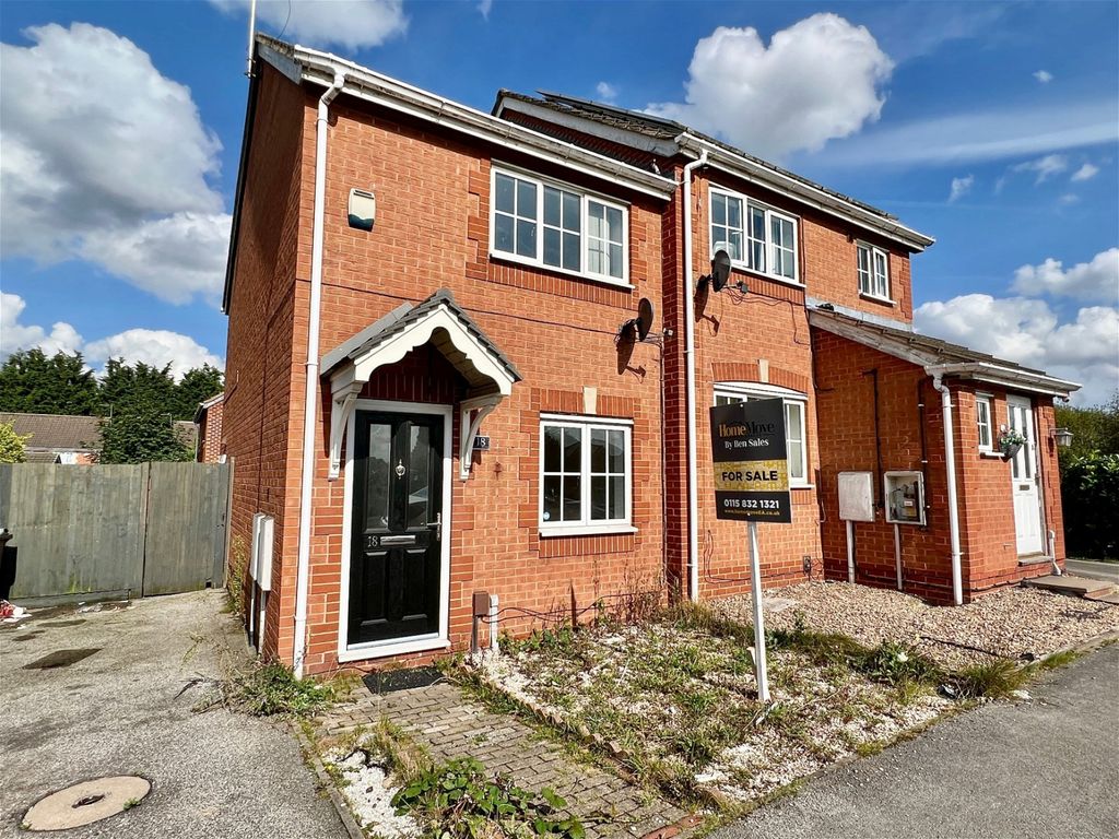 2 bed semidetached house for sale in Meadow Brown Road, Nottingham NG7