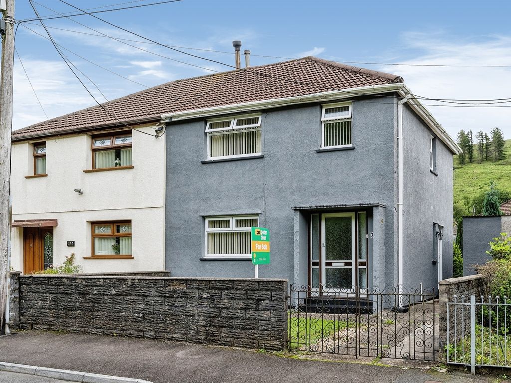 3 bed semidetached house for sale in Park Street, Glyncorrwg, Port