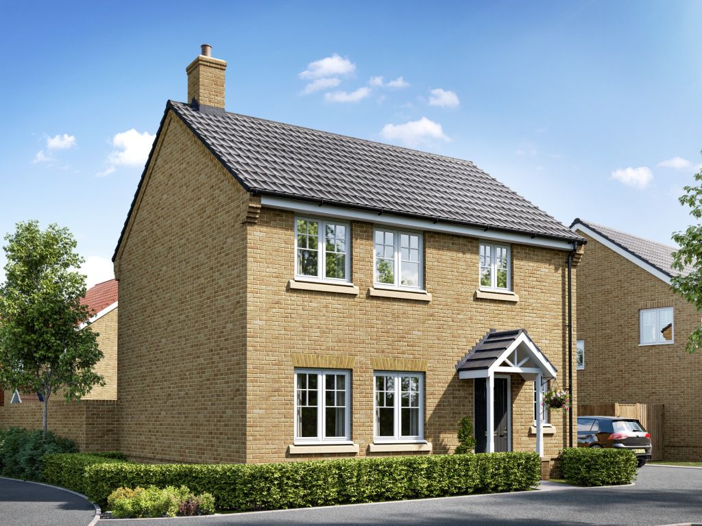 New home, 3 bed detached house for sale in "The Whitehall" at Burwell