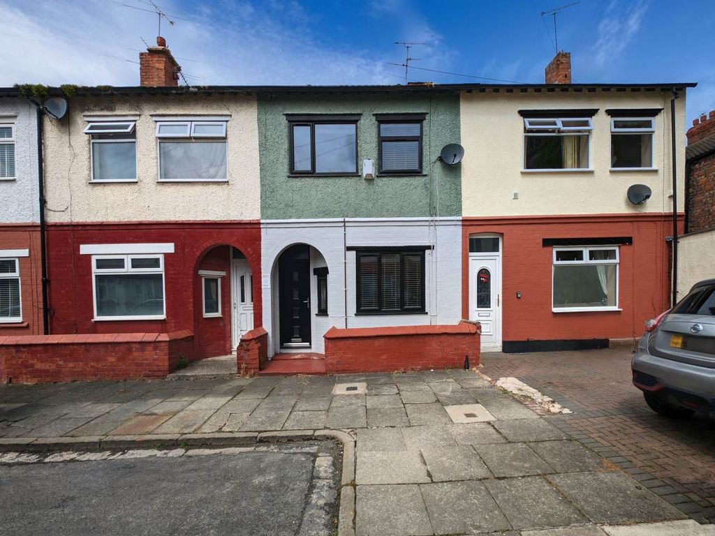 3 bed terraced house for sale in Eldon Road, Liscard, Wallasey CH44, £