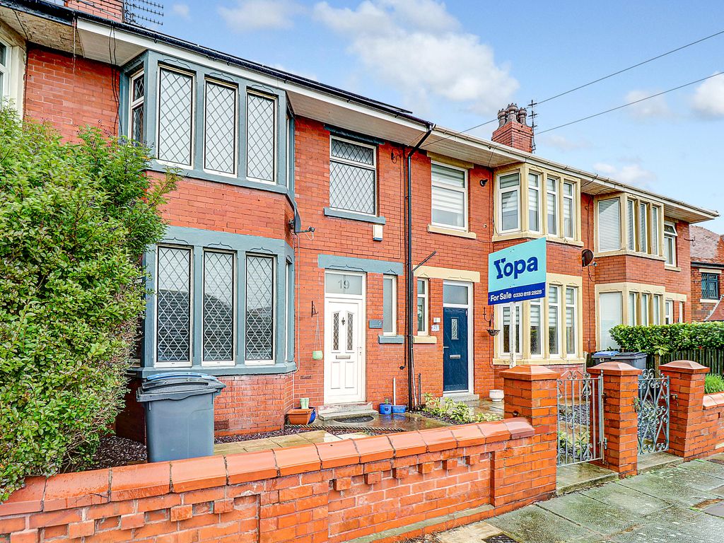 3 bed terraced house for sale in Arnott Road, Blackpool FY4, £150,000