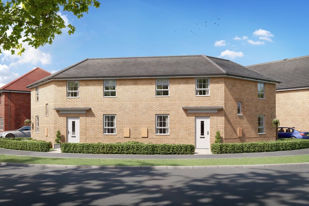 New home, 3 bed end terrace house for sale in "Lutterworth" at Salhouse