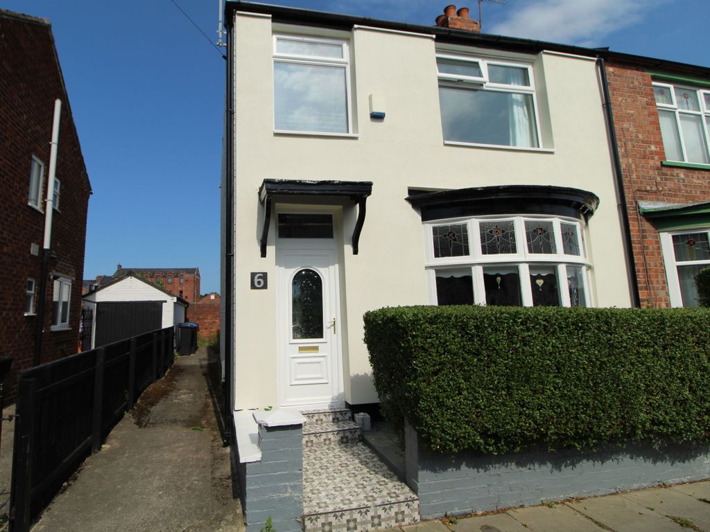 3 bed terraced house for sale in Belle Vue Road, Middlesbrough TS5, £