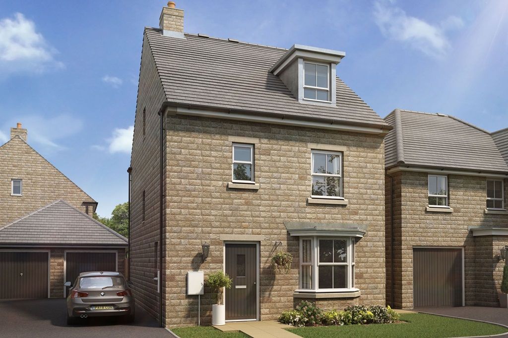 New home, 4 bed detached house for sale in "Bayswater" at Waddington