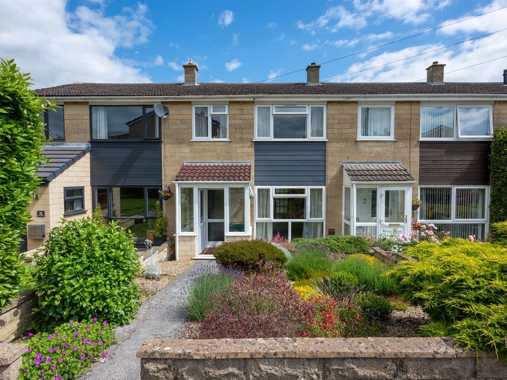 3 bed terraced house for sale in Loxley Gardens, Bath BA2, £300,000