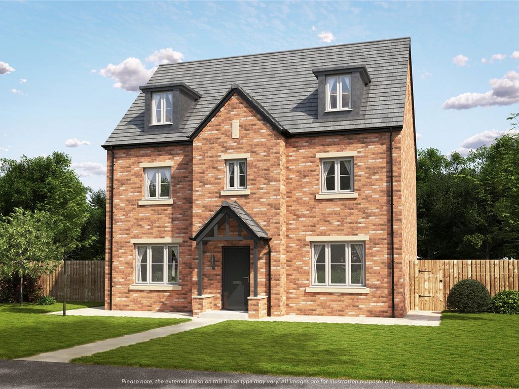 New home, 5 bed detached house for sale in The Hereford, Witton Gilbert