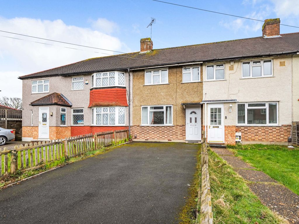 2 bed terraced house for sale in Lindsay Road, Worcester Park KT4, £