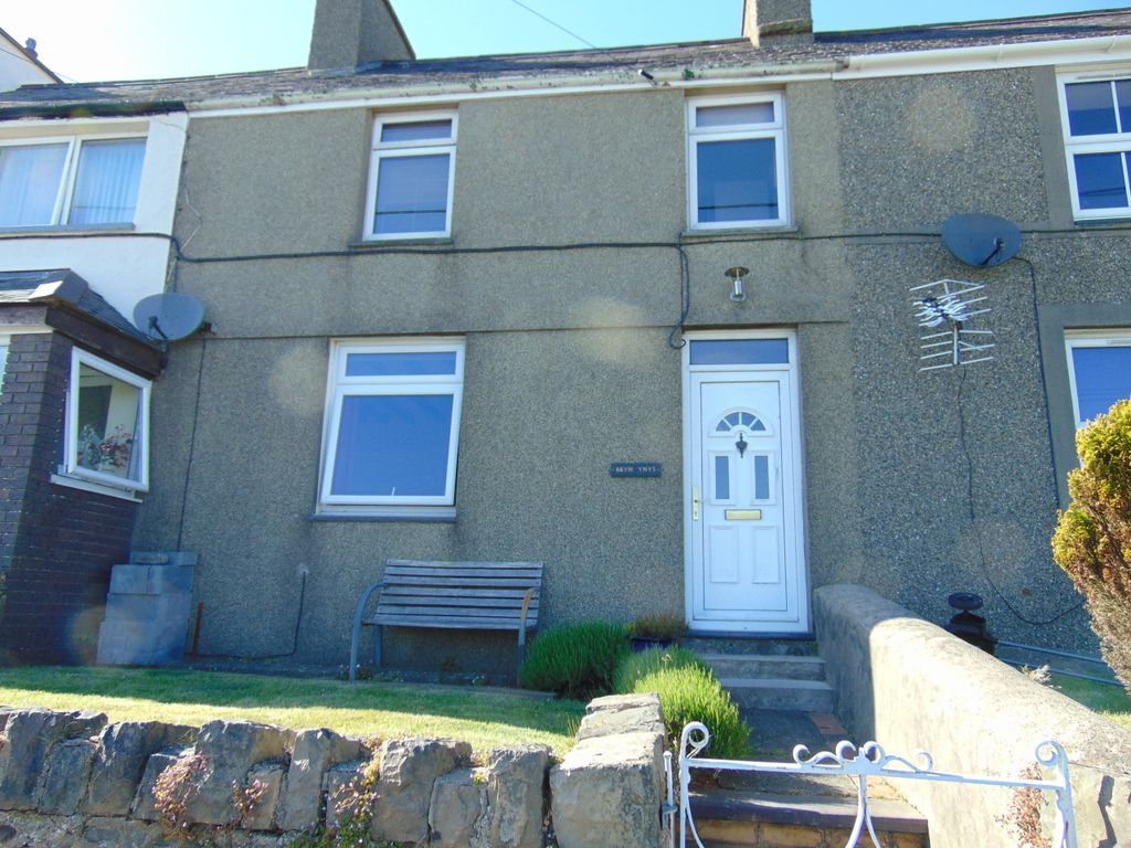 2 bed terraced house to rent in Moriah Terrace, Llithfaen, Pwllheli