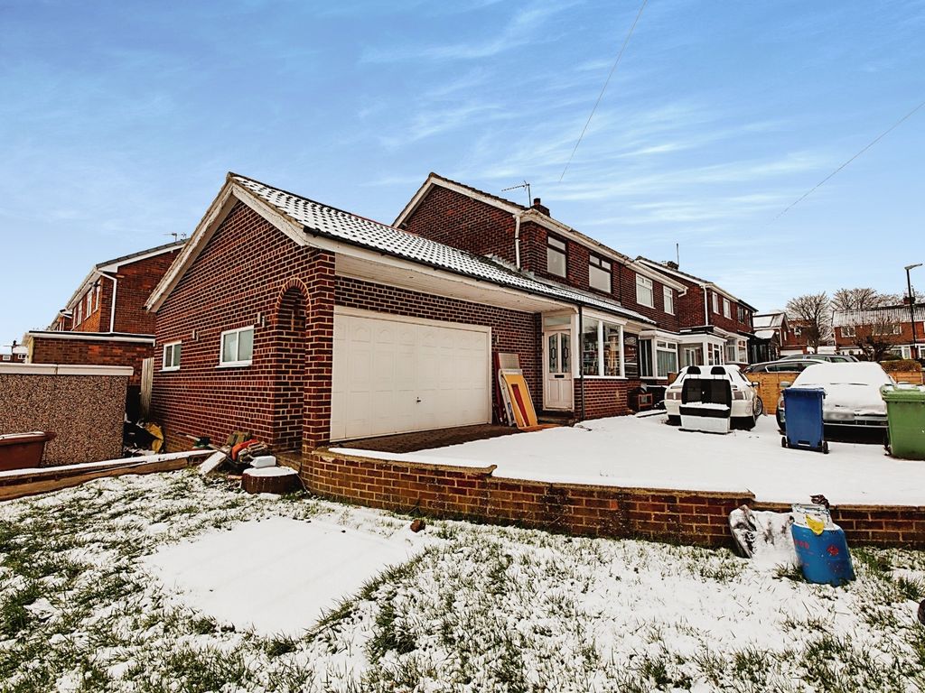 3 bed semidetached house for sale in Warwick Drive, Washington NE37