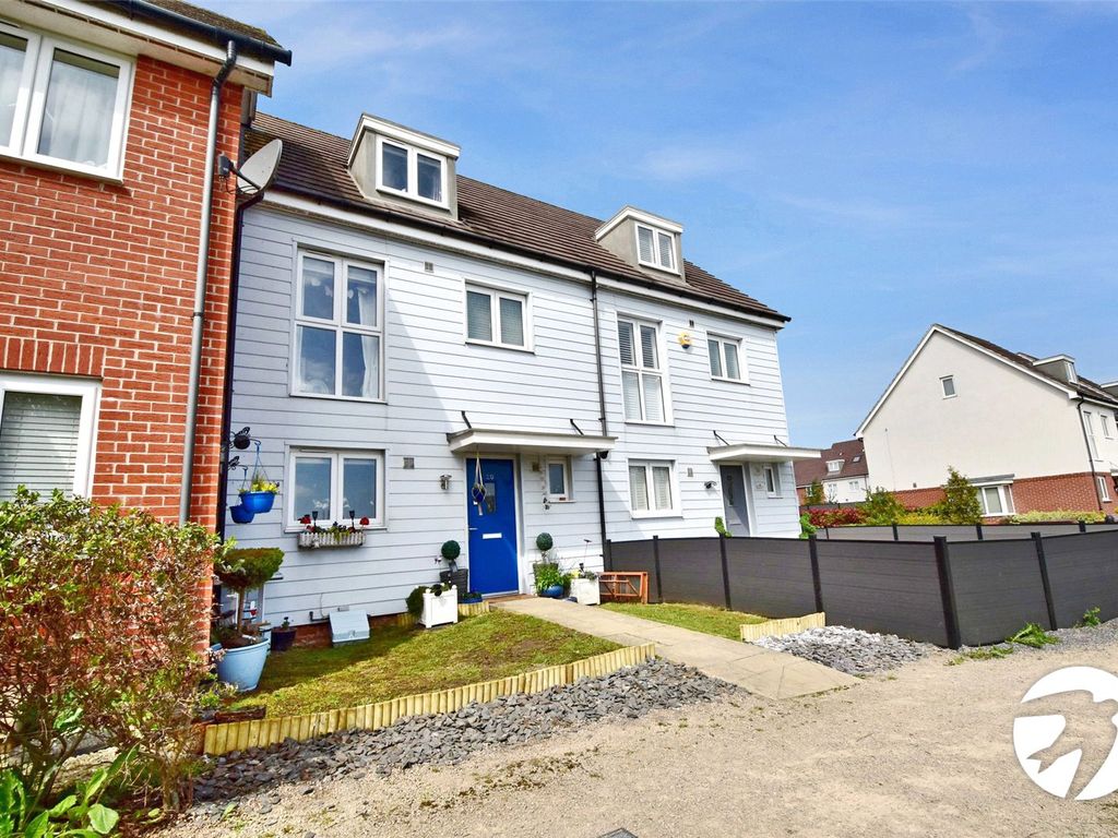 4 bed terraced house for sale in Ellingham View, Dartford, Kent DA1 ...