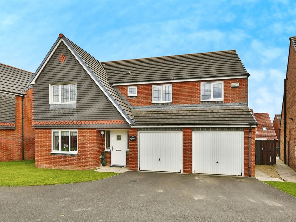 4 bed detached house for sale in Merlin Way, Hartlepool TS26, £325,000