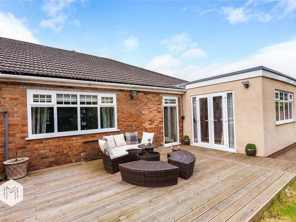 3 bed bungalow for sale in Denstone Crescent, Harwood, Bolton BL2, £