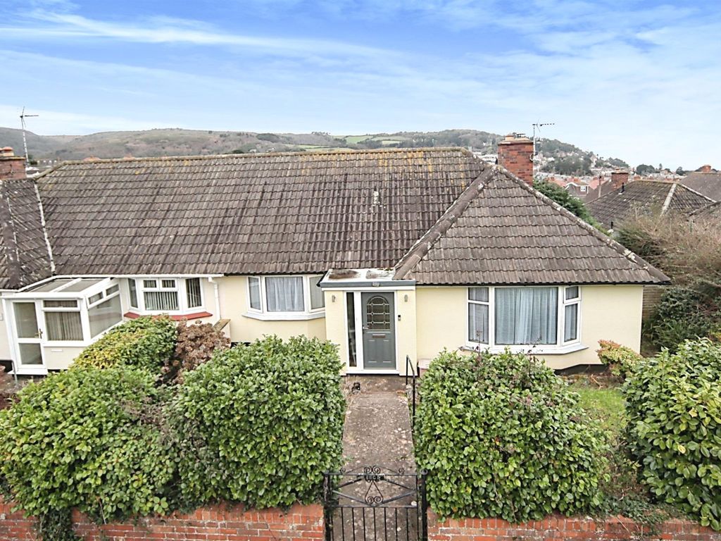2 bed semidetached bungalow for sale in Hopcott Road, Minehead TA24