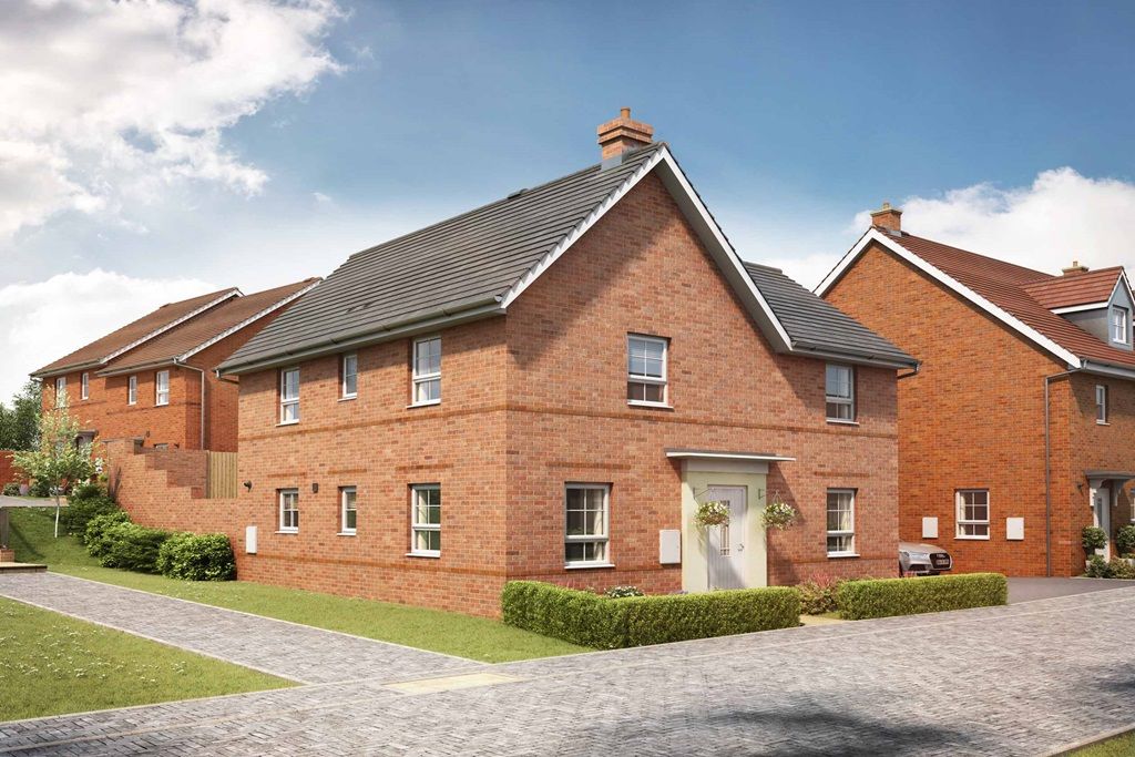 New home, 4 bed detached house for sale in "Alderney" at Tingewick Road