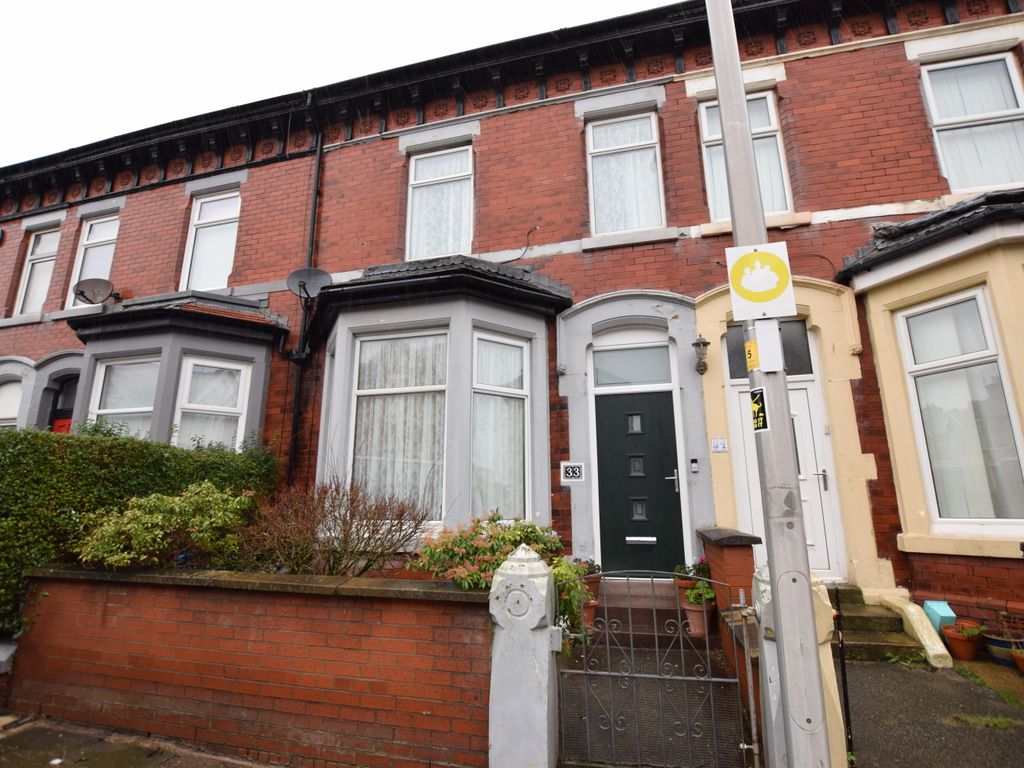 3 bed terraced house for sale in St Albans Road, Blackpool FY1, £