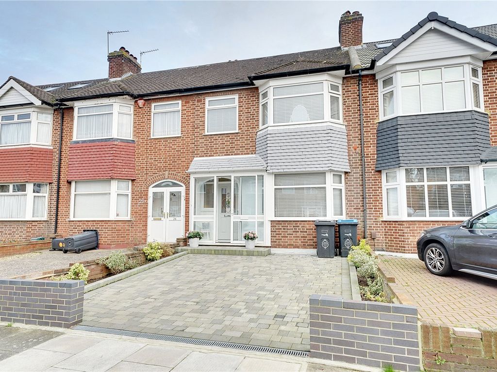 3 bed terraced house for sale in Countisbury Avenue, Enfield, Middlesex