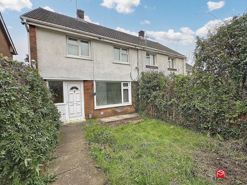 2 bed semidetached house for sale in Darren Road, Briton Ferry, Neath, Neath Port Talbot. SA11