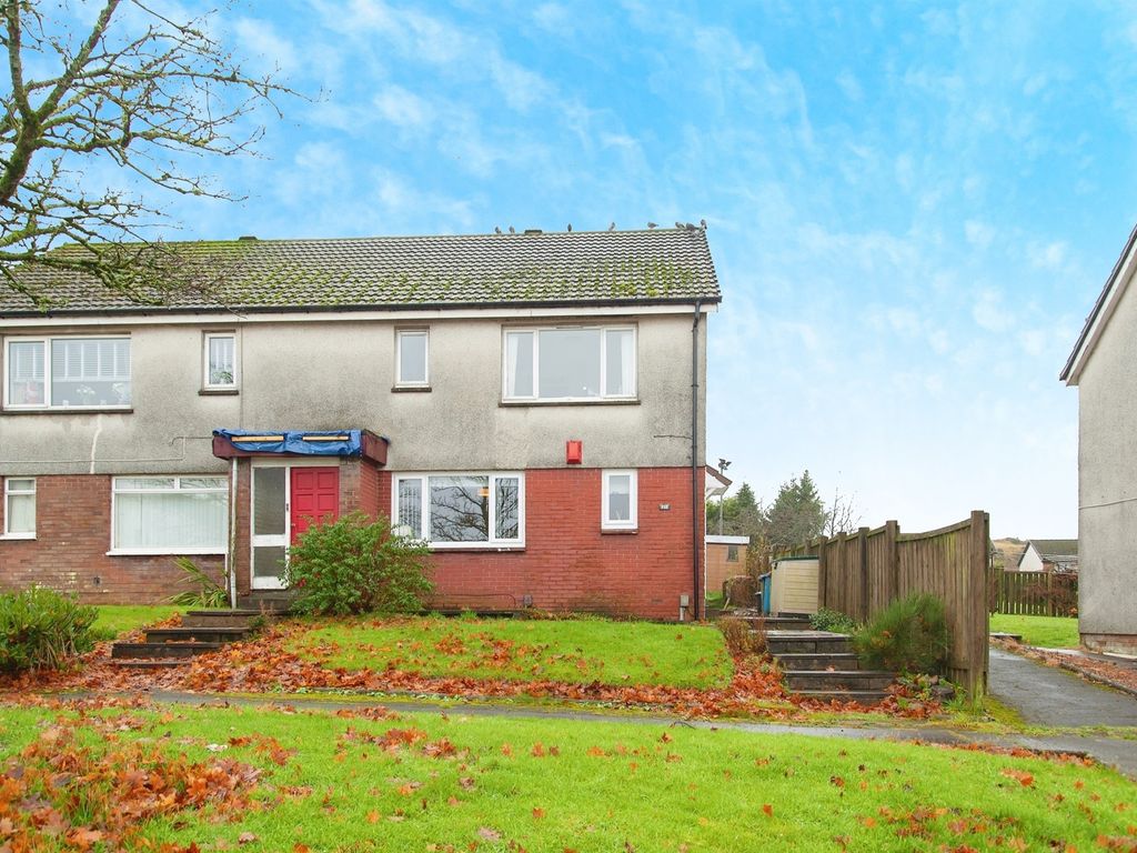 2 bed flat for sale in Glen Shee Avenue, Neilston, Glasgow G78, £70,000