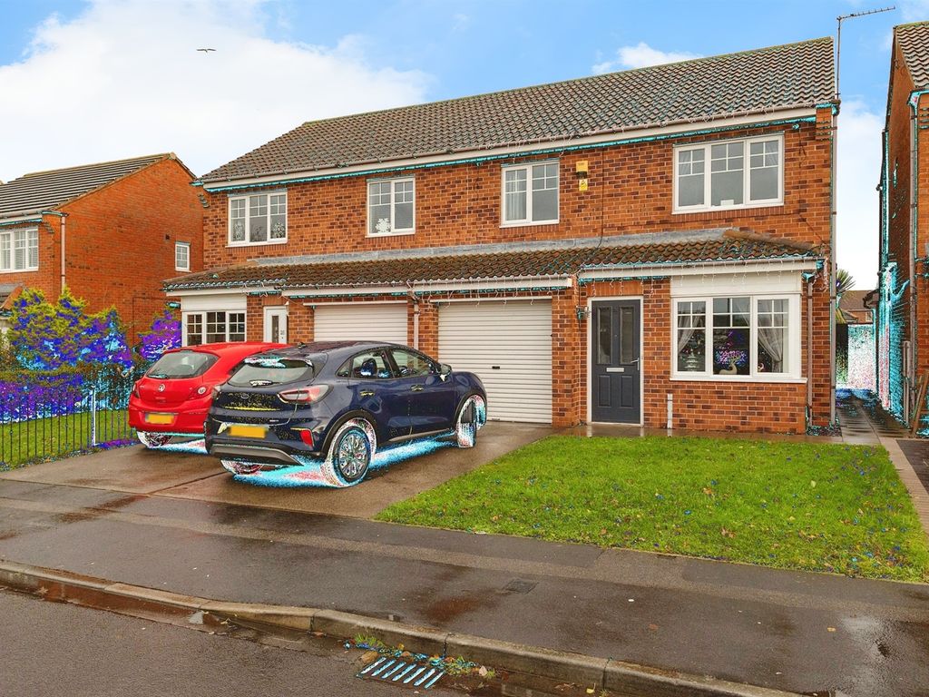 3 bed semidetached house for sale in Hambleton Avenue, Redcar TS10, £