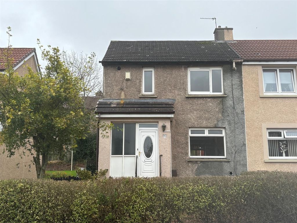 2 bed end terrace house to rent in North Dryburgh Road, Wishaw ML2, £