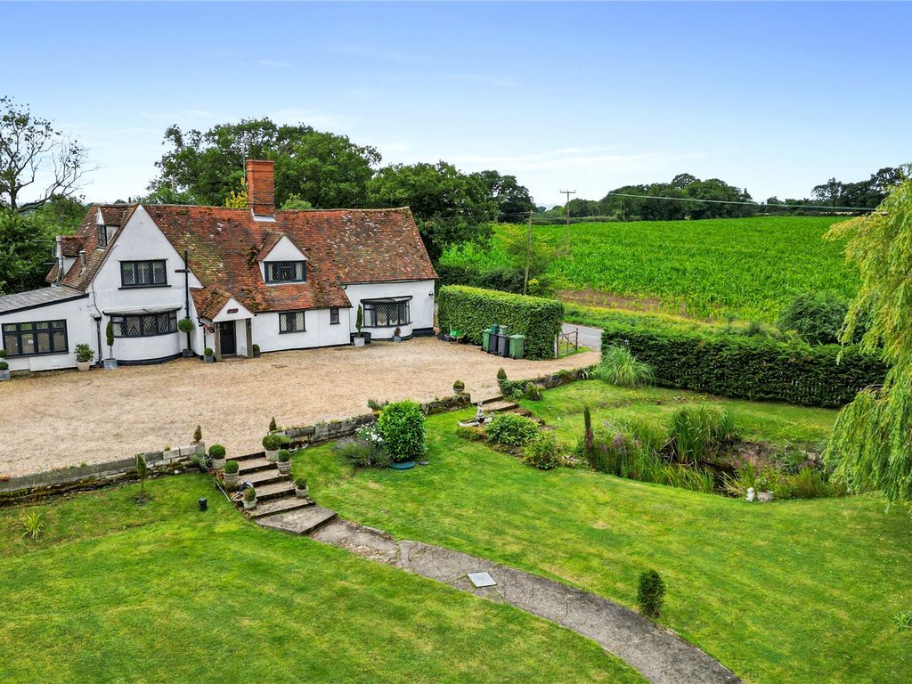 4 bed detached house for sale in Toppesfield Road, Finchingfield, Braintree, Essex CM7, £