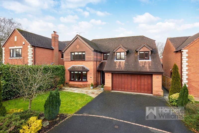 4 bed detached house for sale in Langden Close, Culcheth, Warrington