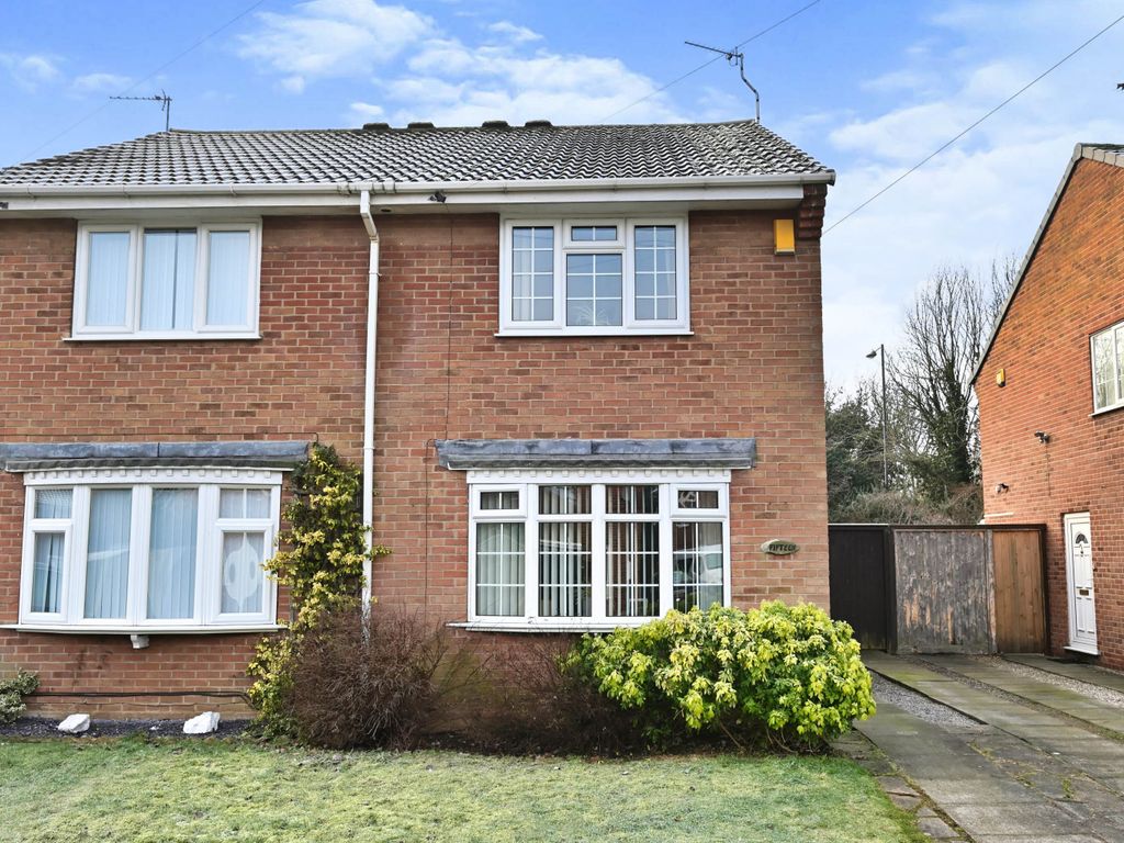 2 bed semidetached house for sale in Thruxton Close, Alvaston, Derby