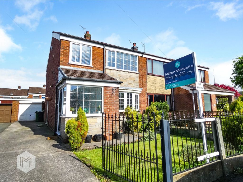 3 bed semidetached house for sale in Philips Avenue, Farnworth, Bolton, Greater Manchester BL4