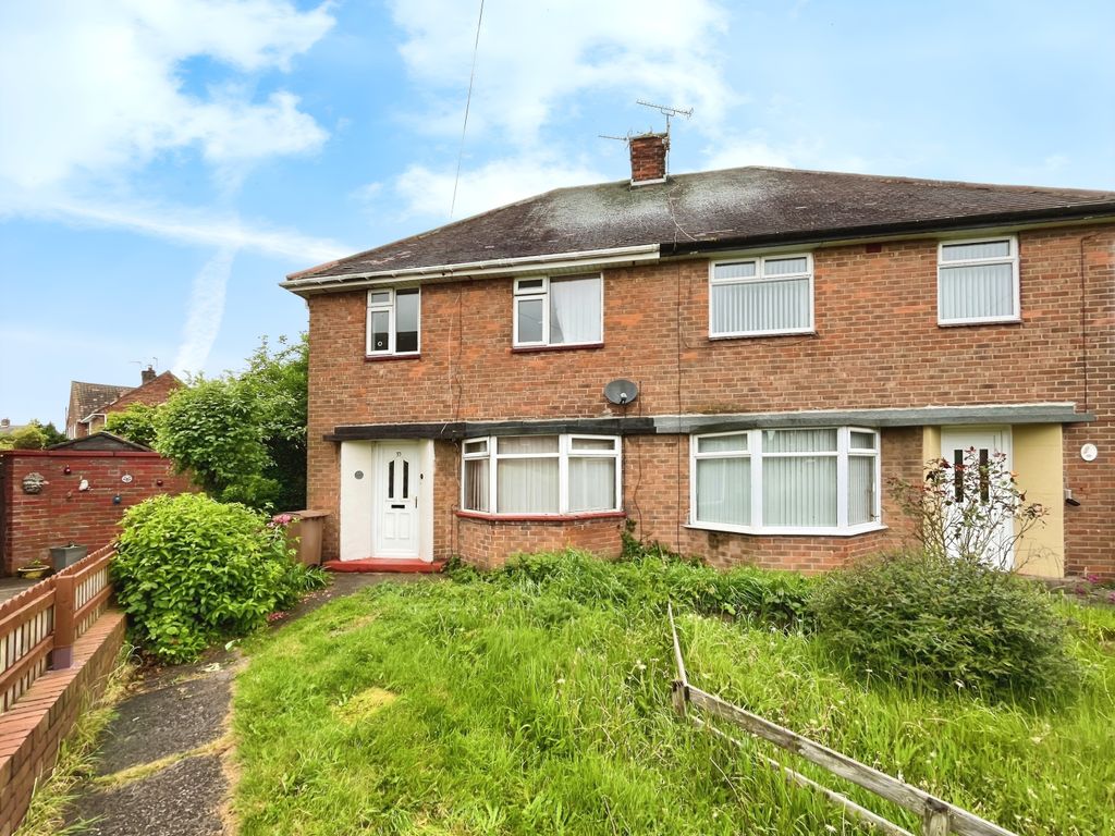 3 bed semidetached house for sale in Angerton Avenue, North Shields