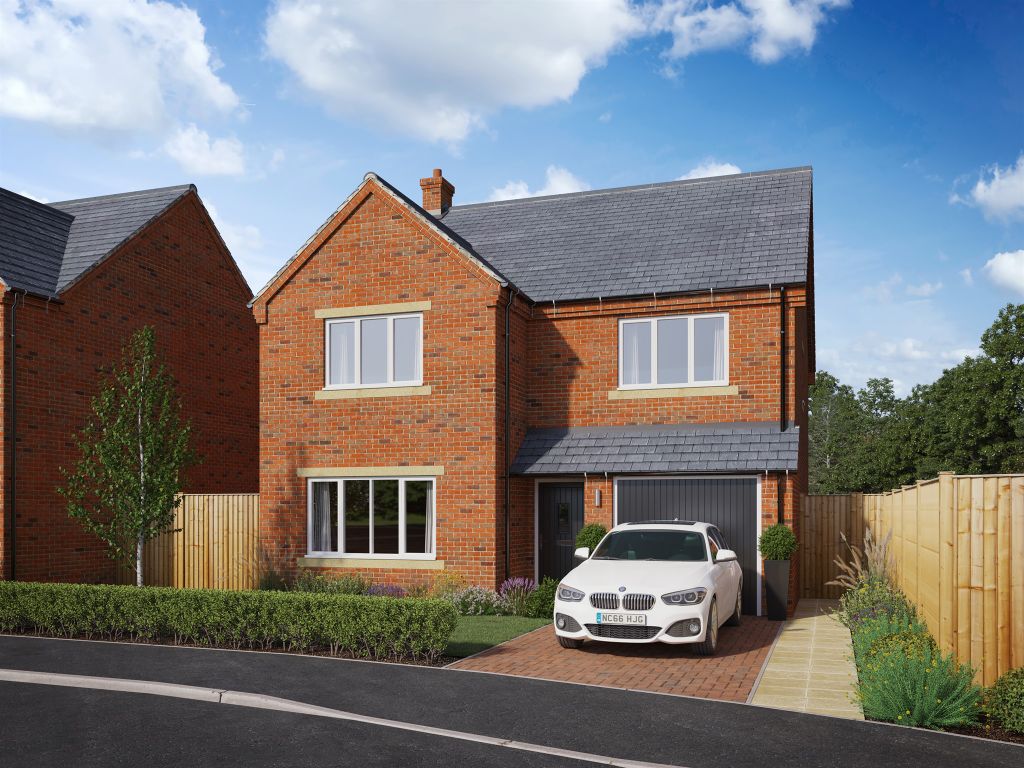 New home, 4 bed detached house for sale in Brick Kiln Road, Raunds
