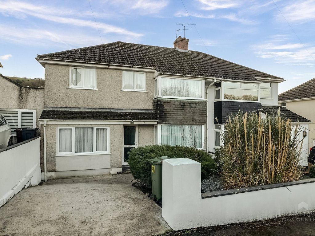 4 bed semidetached house for sale in Broomfield Drive, Hooe, Plymouth