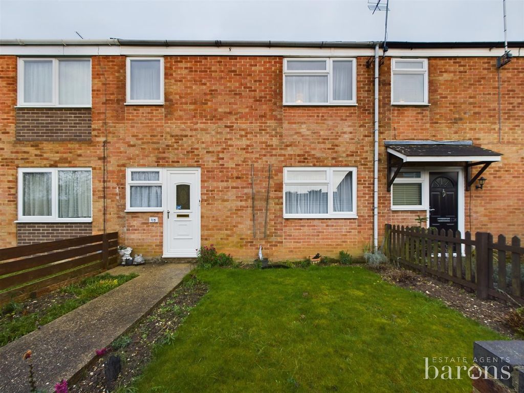 3 bed terraced house for sale in Culver Road, Basingstoke RG21, £