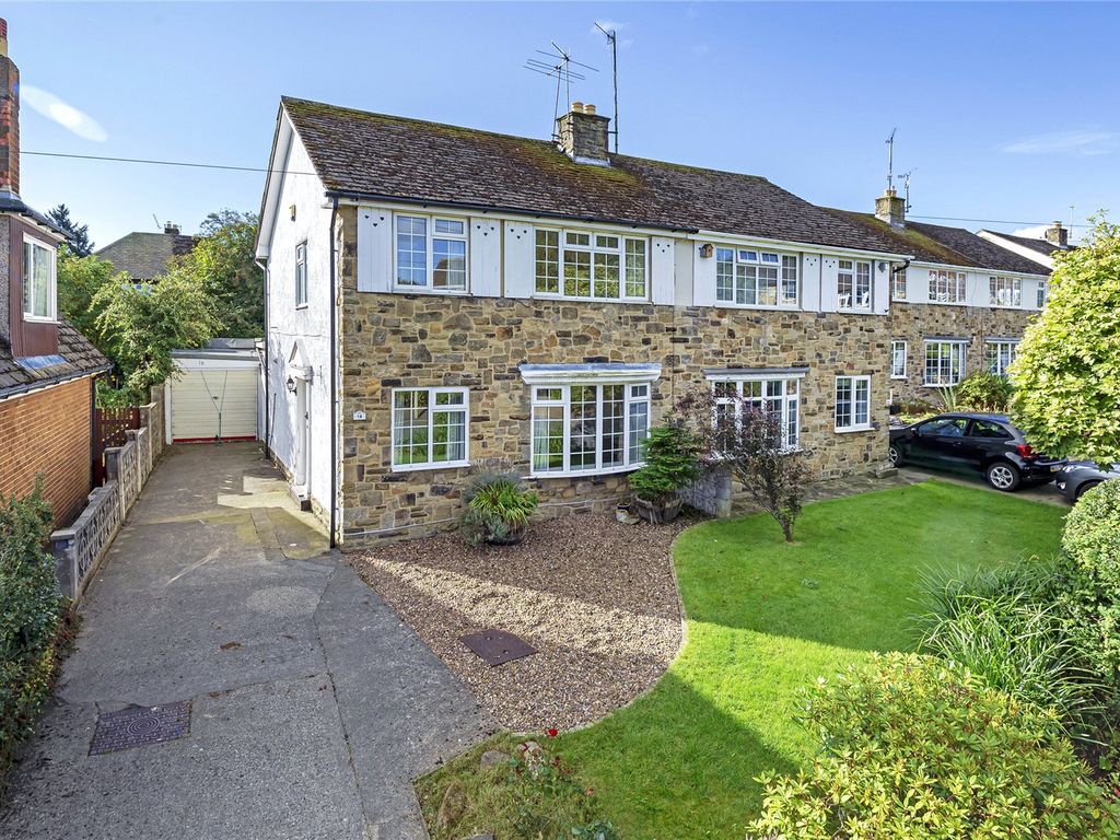 3 bed semidetached house for sale in Fairfax Road, Menston, Ilkley