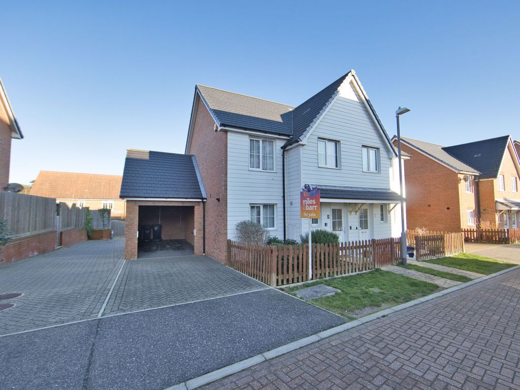 3 bed semidetached house for sale in Colmanton Grove, Sholden CT14, £