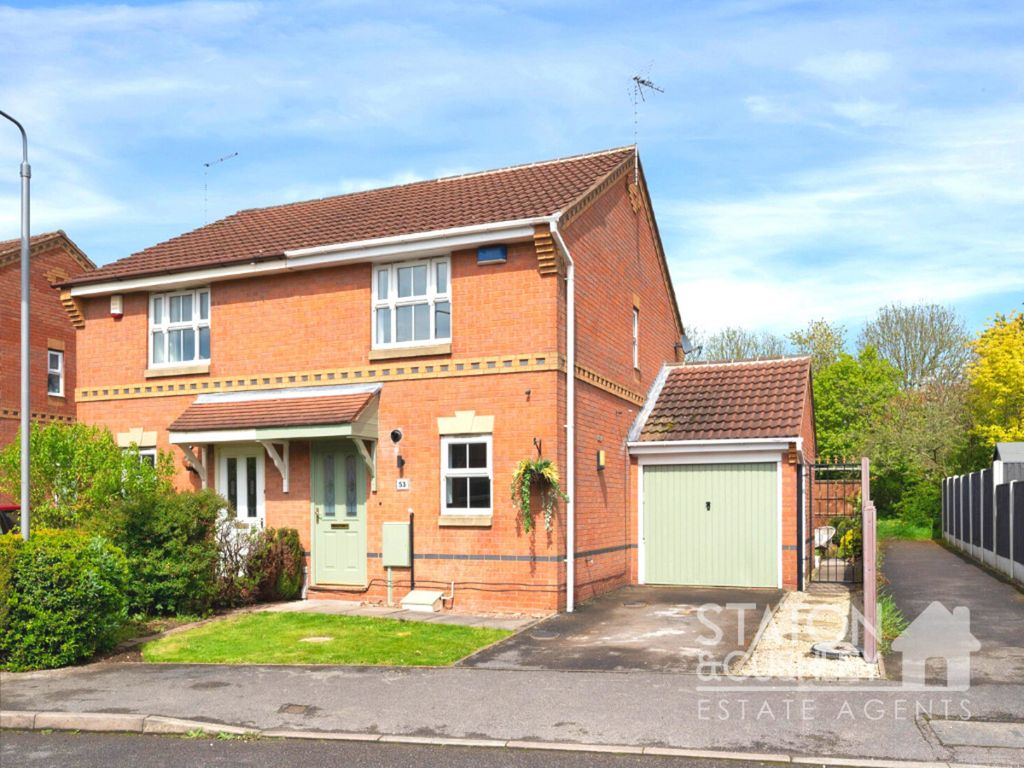2 bed semidetached house for sale in Grendon Way, SuttonInAshfield