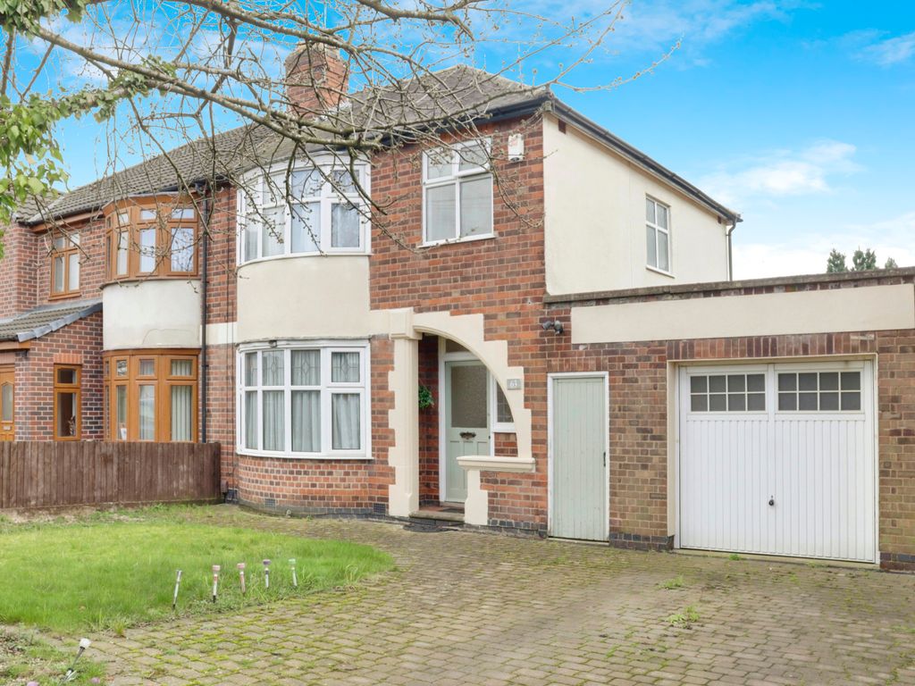 3 bed semidetached house for sale in Pine Tree Avenue, Leicester LE5