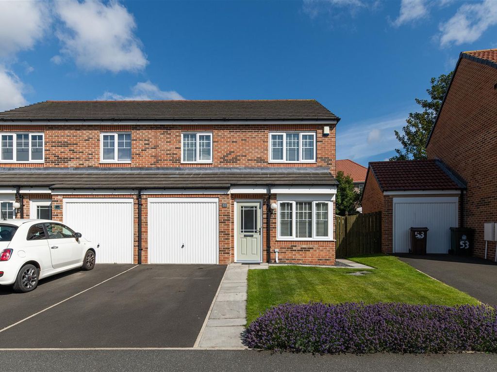 3 bed semidetached house for sale in The Risings, Wallsend, Newcastle