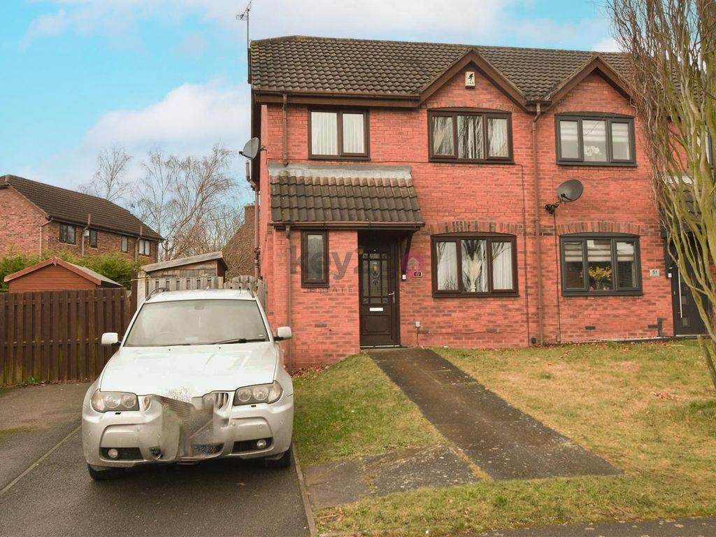 3 bed semidetached house for sale in Beech Crescent, Eckington