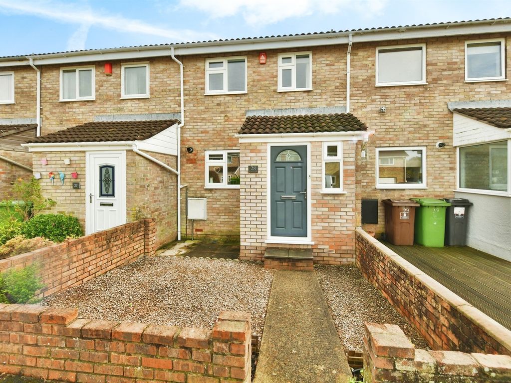 3 bed terraced house for sale in Westcott Close, Plymouth PL6, £230,000