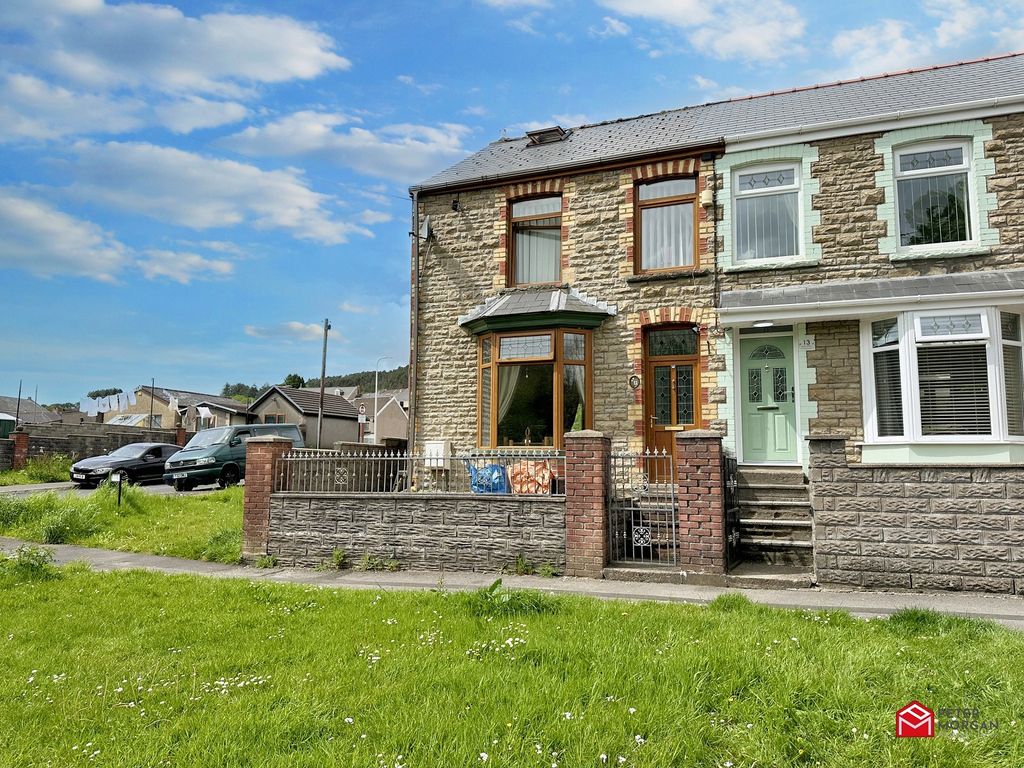 4 bed semidetached house for sale in Station Terrace, Nantyffyllon