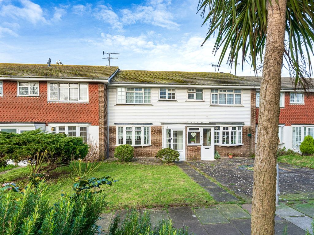 3 bed terraced house for sale in Victoria Park Gardens, Worthing, West